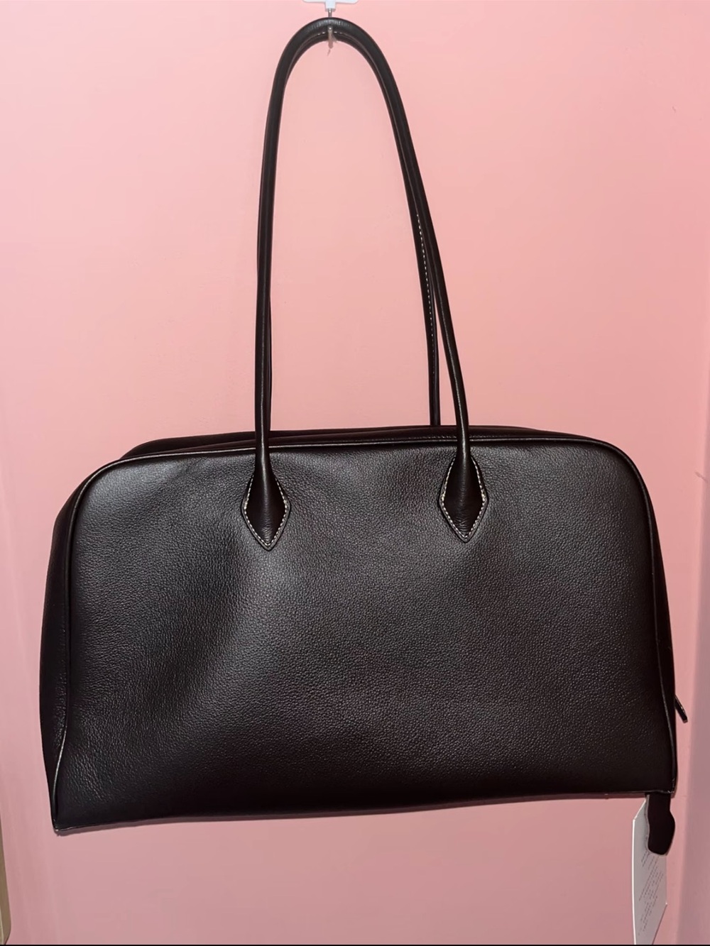 Soft Genuine Leather Designer Tote Bag